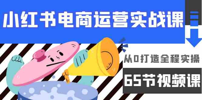 （9724期）小红书电商运营实战课，​从0打造全程实操（65节视频课）-极客工作室